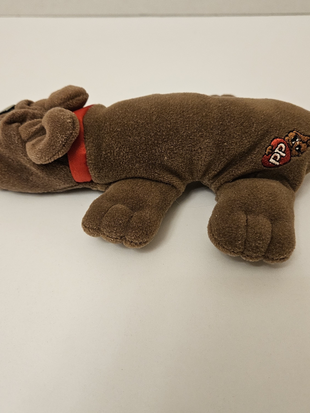Pound Puppies Mini Brown Dog Plush Tonka Vintage 80s Plush Animal Washable 9"